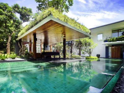 Sun House - fantastisk arkitektur av Guz Architects i Singapore.