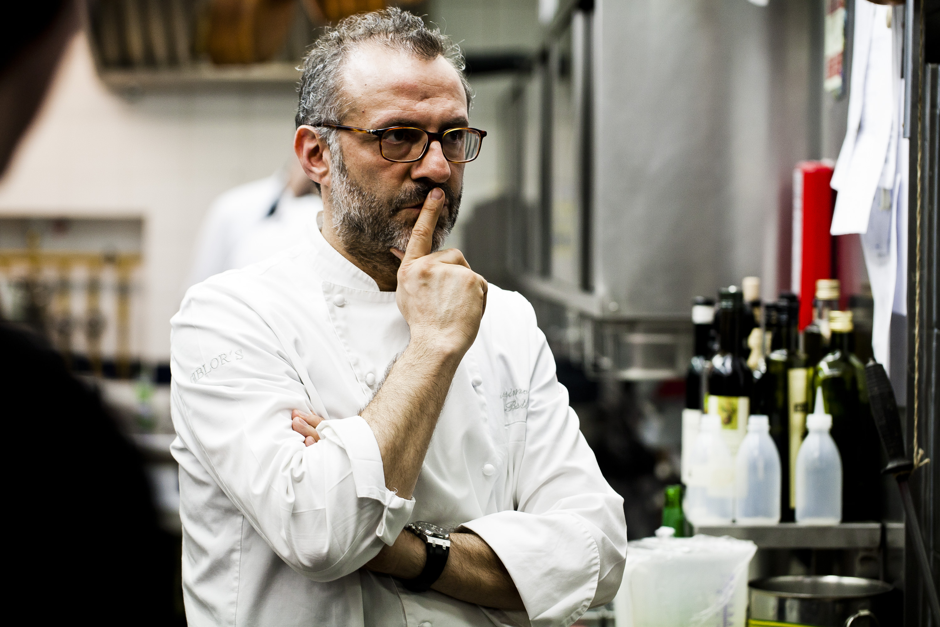 Massimo Bottura, en av världens bästa kockar, har tre stjärnor i Guide Michelin.