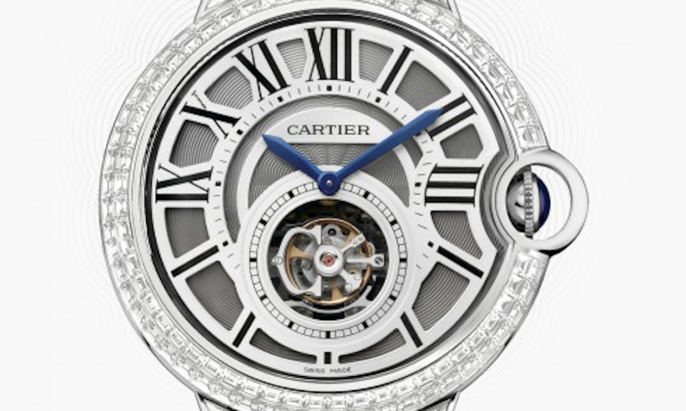 Cartier Extra Large Ballon Bleu Tourbillon Diamond