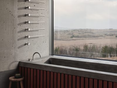 When creating Arborg House, Icelandic architect Palmar Kristmundsson from PK Arkitektar was inspired first and foremost by the extraordinary landscape. Stainless steel is one of the most durable and corrosion-resistant materials on earth and VOLA stainless steel taps are renowned the world over.