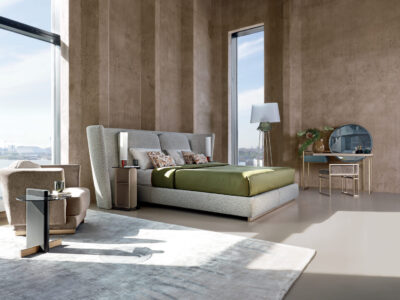 Paris Paname har designats av Bruno Moinard för Roche Bobois, perfekt för exklusiva sovrum.