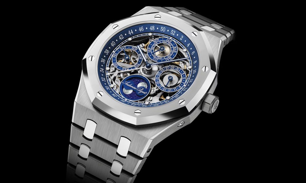 Exklusiva klockor från Audemars Piguet, här ikoniska Royal Oak för att fira 150 år.