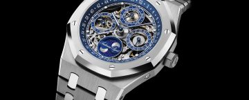 Exklusiva klockor från Audemars Piguet, här ikoniska Royal Oak för att fira 150 år.