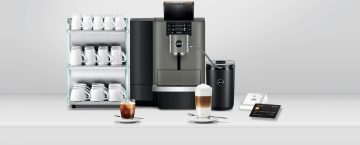 JURA X-linjen är den perfekta kaffemaskinen på jobbet. En flexibel och exklusiv kaffemaskin av högsta kvalitet.