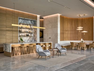 Island Villa på Jumeirah Bay Island i Dubai väljer återhållsamhet framför överdåd. Arkitektur av SAOTA och inredning av ARRCC och OKHA.
